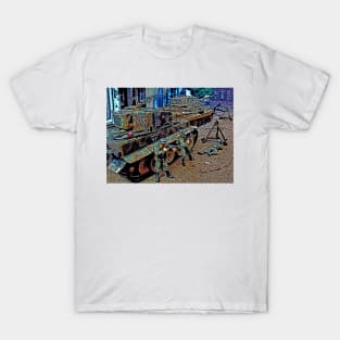 WW2 Tiger Tank Column T-Shirt